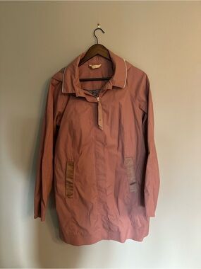 lululemon athletica Dusty Rose Rain Coat with removable hood